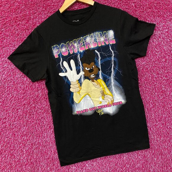 Disney A Goofy Movie Powerline World Tour T-Shirt Small - Picture 3 of 5